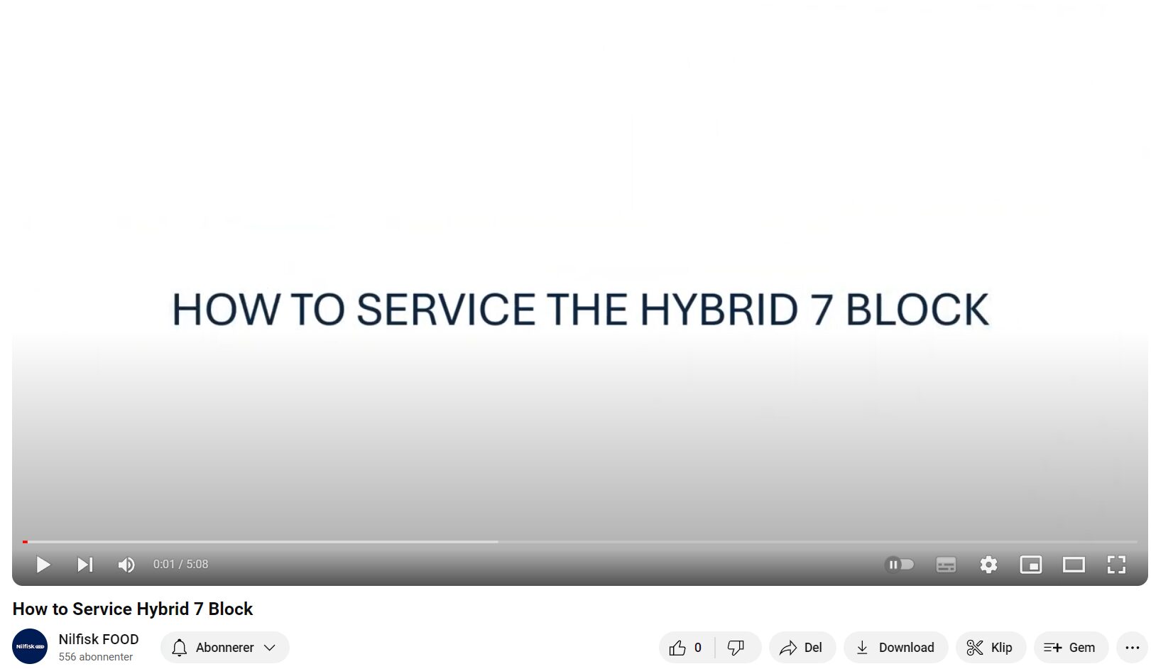 youtube how to service hybrid 7 block